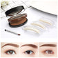 💄60% OFF NOW ! 🖌️2-Color Waterproof Eyebrow Stamp Powder Kit, Smudge-Proof Quick Natural Full Brow Makeup with Dual-End Brush