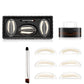 💄60% OFF NOW ! 🖌️2-Color Waterproof Eyebrow Stamp Powder Kit, Smudge-Proof Quick Natural Full Brow Makeup with Dual-End Brush