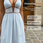 🔥 50% OFF on selected products🎉Women's Striped Halter Neck Maxi Dress