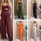👗 2026 New Arrivals 50% OFF✨ Sleeveless Cutout Wide-Leg Jumpsuit with Adjustable Back Tie – Alluring, Flowy, Sophisticated 🌴