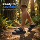 ⏰ LIMITED-TIME 60% OFF! 🏃 Men's Adjustable Dual-Strap Slide Sandals – Breathable Mesh, Cushioned, Secure Fit ✨
