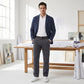 Pantalon casual homme droit polyvalent