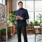 Pantalon casual homme droit polyvalent