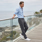 Pantalon casual homme droit polyvalent