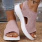 ⏳LAST DAY SALE ONLY ￡12.99!!🔥🔥Women's Breathable Knit Platform Sandals