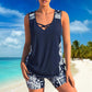 🩱 OFFRE LIMITÉE - 50% DE RÉDUCTION ! ✨ Maillot de bain deux pièces sportif – Décolleté croisé, séchage rapide, tailles inclusives 🌊