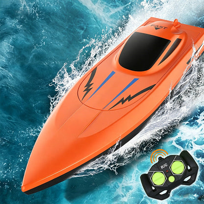 Bateau télécommandé haute vitesse 2,4 G avec doubles moteurs