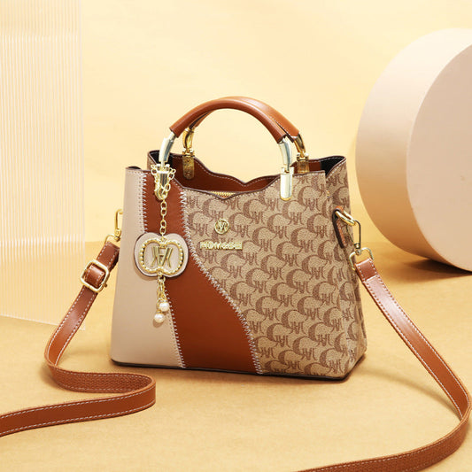 👜 OFFRE LIMITÉE -50% ! ✨ Sac Seau Imprimé – 3 Modes de Port, Spacieux, Style Rétro 🌼