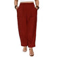 👖 PROMO LIMITÉE À 50 % DE RÉDUCTION ! ✨ Pantalon femme ourlé à la cheville – Coupe ample, taille élastique, coloris unis 🍂