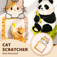 🐱 LIMITED-TIME 60% OFF! ✨ Wall Mounted Cat Scratcher – Self-Adhesive, Durable Felt, Toy Attachments 🐾
