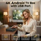 📺 55% OFF!🎮Android TV Box with Bluetooth-Q
