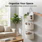 ⏳🔥LIMITED-TIME 50% OFF! ⏰✨ Wall-Hanging Storage Organizer – 3-Tier, Boho Style, Space-Saving 🏡