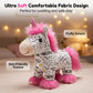 🔥55% OFF 🦄DIY Color-In Unicorn Plush Toy Kit, Washable Reusable Coloring Stuffed Animal, Creative Art Craft Set for Kids Birthday Gift