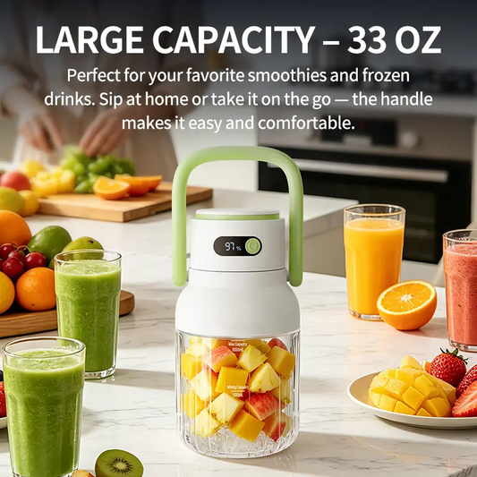 ⏳🔥LIMITED-TIME 50% OFF! ⏰ Portable Blender with Digital Display–🥤Smoothies On-the-Go!