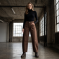 📢📢55% OFF !! ⏰Women's High-Waist Wide-Leg Pants