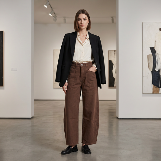📢📢55% OFF !! ⏰Women's High-Waist Wide-Leg Pants