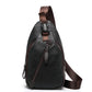 🪶💼 PROMO FLASH 50% ! Sac Poitrine Homme Cuir PU – Léger, Bandoulière Réglable, 3 Compartiments, 3 Couleurs, Idéal Trajets & Voyages 📱