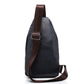 🪶💼 PROMO FLASH 50% ! Sac Poitrine Homme Cuir PU – Léger, Bandoulière Réglable, 3 Compartiments, 3 Couleurs, Idéal Trajets & Voyages 📱