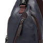 🪶💼 PROMO FLASH 50% ! Sac Poitrine Homme Cuir PU – Léger, Bandoulière Réglable, 3 Compartiments, 3 Couleurs, Idéal Trajets & Voyages 📱