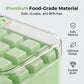 🎁 Heta sommarerbjudanden - 63% rabatt! 🧊Press-Type Ice Cube Maker with Storage Bin
