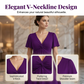 📢📢55% OFF !! ⏰Elegant V-Neck Twist Front Dress with Pockets