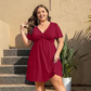 📢📢55% OFF !! ⏰Elegant V-Neck Twist Front Dress with Pockets