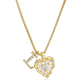💎 LIMITED-TIME 55% OFF! 💥 Heart Shaped Letters Micro Pave Chain Necklace – Initial Pendant, Titanium Steel, Adjustable ✨