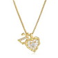 💎 LIMITED-TIME 55% OFF! 💥 Heart Shaped Letters Micro Pave Chain Necklace – Initial Pendant, Titanium Steel, Adjustable ✨