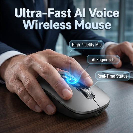 ⏳Limited-time 62% Off⏰AI Smart Voice Wireless Mouse🖱️💬