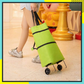 🔥Limited Offer ￡11.99!!⚡50K+ SOLD!🛍️2-in-1 Convertible shopping tote – hides wheels, holds 20kg, expands with zipper!