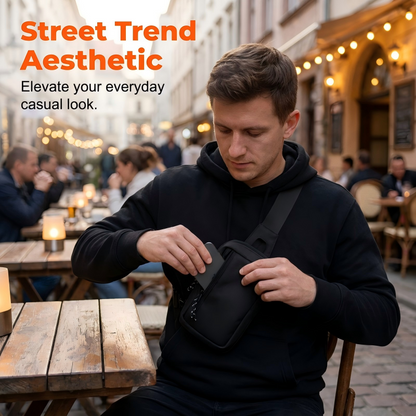 🔥 Köp allt och spara mer🎁🎒 Urban Commuter Sling Bag for Men – Minimalist, Water-Resistant, Lightweight ✨