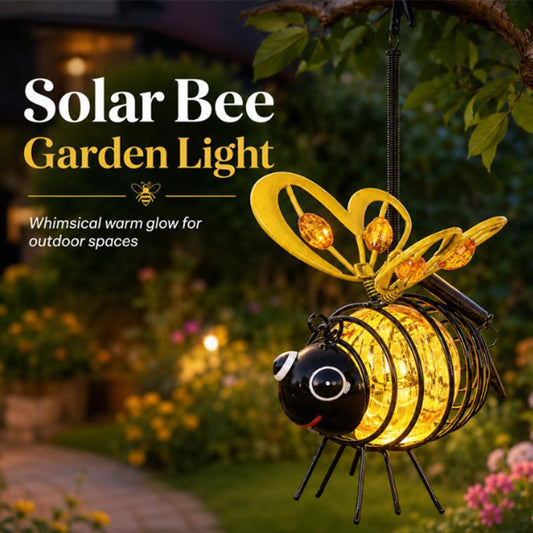 🔥🌙🍃🪴 LIMITED-TIME 50% OFF! Hanging Solar Bee Light – Warm Amber Glow, Flicker-Free, Perfect for Garden Parties, Camping, or Kids’ Rooms – Spread Joy Day and Night 🌞🌜