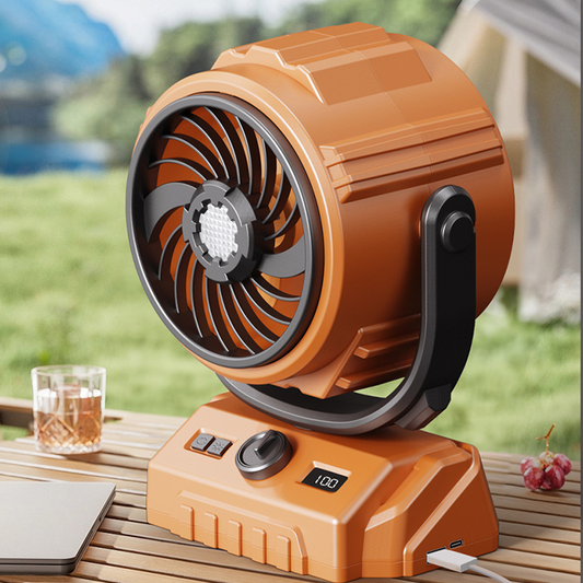 🎁2026 New Arrivals 50% OFF💥100-Speed Turbo Camping Fan – Rechargeable & powerful – Compact, quiet & long battery life – perfect for tents, RVs or outdoor workspaces 🔋⛺✨