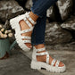 ⏳Begränsad tid – 50% rabatt⏰Edgy Studded Platform Roman Sandals