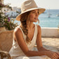 🏆LAST DAY 50% OFF：ONLY £14.99!!💥☀️Women’s Foldable Knit Fedora Sun Hat👒Breathable Lightweight Packable Wide Brim Beach Sun Hat✨