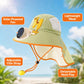 🧢60% OFF NOW! ☀️ Sun Protection Flap Hat with Built-in Cooling Fan – Solar-powered & breathable – Keeps you cool outdoors – perfect for gardening, hiking or sports 🌬️✨