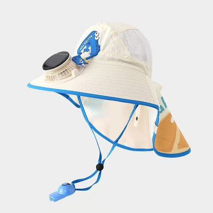 🧢60% OFF NOW! ☀️ Sun Protection Flap Hat with Built-in Cooling Fan – Solar-powered & breathable – Keeps you cool outdoors – perfect for gardening, hiking or sports 🌬️✨