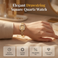 📢🔥LIMITED-TIME 63% OFF!⏰Women Drawstring Bracelet Watch Square Quartz