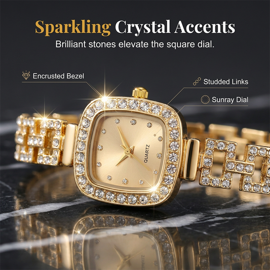 📢🔥LIMITED-TIME 63% OFF!⏰Women Drawstring Bracelet Watch Square Quartz