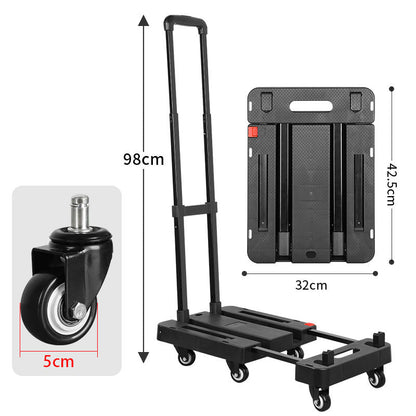 ⏳Time-Limited Special⏰Heavy-Duty Folding Cart | Lightweight at 3.1 kg with High Load Capacity · A Must-Have for Shopping and Moving