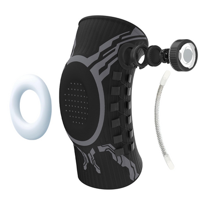 📢📢50% OFF !! ⏰ Adjustable Compression Knee Brace with Twist Knob — Custom Fit Support for Sports & Recovery