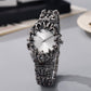 ⌚ LIMITED-TIME 55% OFF! ✨ Creative Claw-Shaped Quartz Watch for Men – Red Dial, Sculptural Bracelet, Statement Style 🔥