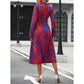 🍃🧵😌 LIMITED-TIME 50% OFF! Soft & Breathable Printed Shirt Dress – Premium Cotton Blend, Wrinkle-Resistant, Flattering A-Line – Ideal for All Seasons, Layer with Turtlenecks or Cardigans 🧥❄️