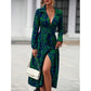 🍃🧵😌 LIMITED-TIME 50% OFF! Soft & Breathable Printed Shirt Dress – Premium Cotton Blend, Wrinkle-Resistant, Flattering A-Line – Ideal for All Seasons, Layer with Turtlenecks or Cardigans 🧥❄️