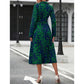 🍃🧵😌 LIMITED-TIME 50% OFF! Soft & Breathable Printed Shirt Dress – Premium Cotton Blend, Wrinkle-Resistant, Flattering A-Line – Ideal for All Seasons, Layer with Turtlenecks or Cardigans 🧥❄️