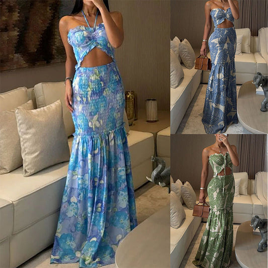 🔥50% OFF on selected products🎉Women's Sexy Printed Cut-Out Dress