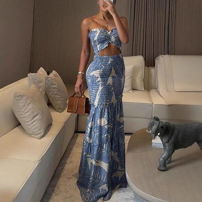 🔥50% OFF on selected products🎉Women's Sexy Printed Cut-Out Dress