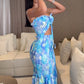 🔥50% OFF on selected products🎉Women's Sexy Printed Cut-Out Dress