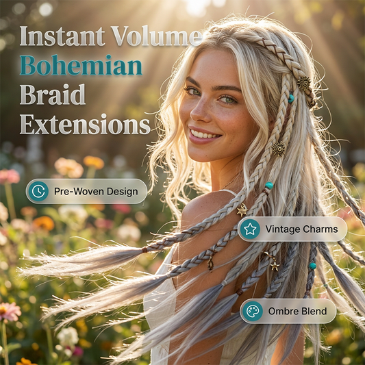 🔥 50% OFF on selected products🎉Maillard Style Pre-Braided Hair Extensions