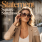 📢📢Last Day Buy 1 Get 1 Free !! ⏰50K+ SOLD!  ☀️Statement Square Sunglasses🕶️